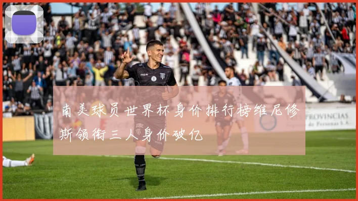 南美球员世界杯身价排行榜维尼修斯领衔三人身价破亿